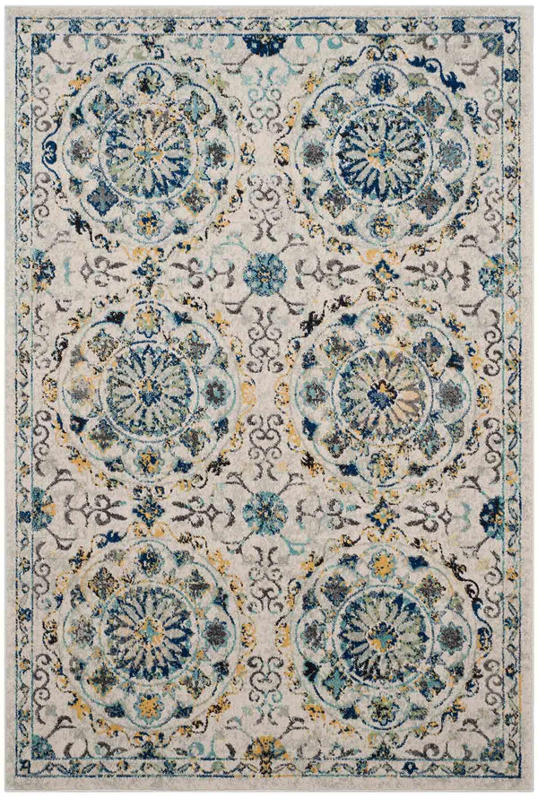 Safavieh Evoke 252 Power Loomed 66% Polypropylene 27% Jute 5% Polyester 2% Cotton Rug EVK252C-4