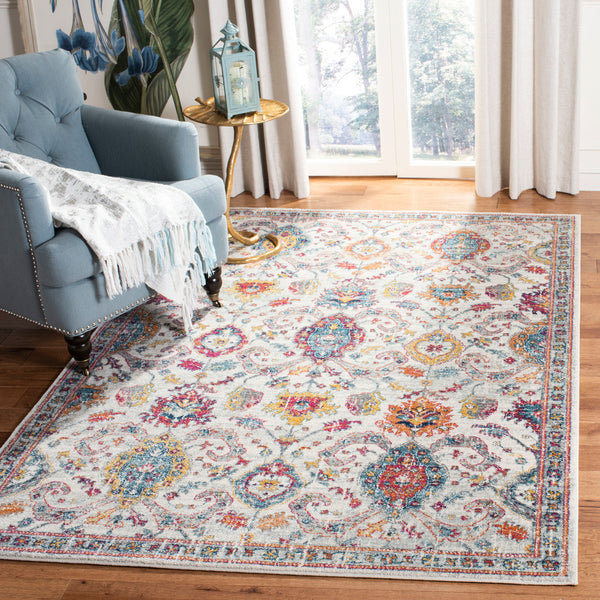 Safavieh Evoke 255 Power Loomed 66% Polypropylene 27% Jute 5% Polyester 2% Cotton Contemporary Rug EVK255B-5R