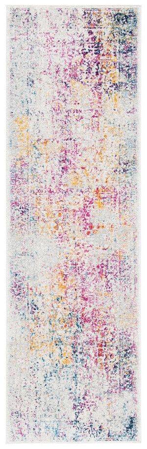 Evoke 256 Transitional Power Loomed 66% Polypropylene 27% Jute 5% Polyester 2% Cotton Rug Ivory / Fuchsia