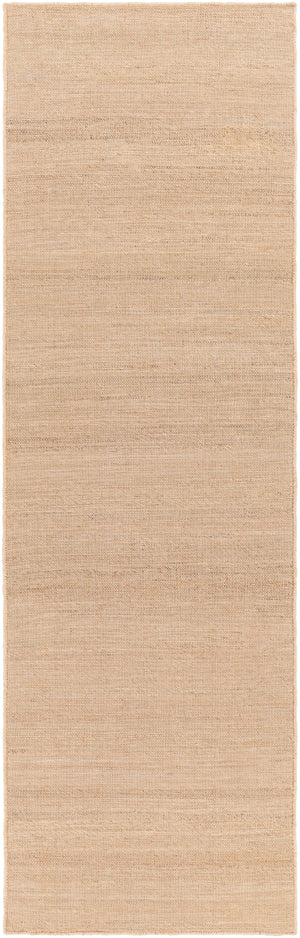 Evora EVO-2300 Cottage Jute Rug EVO2300-268 Wheat, Khaki 100% Jute 2'6" x 8'