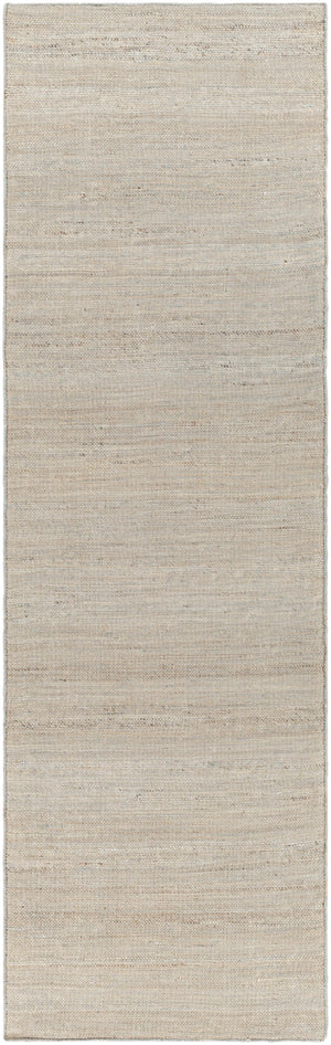 Evora EVO-2303 Cottage Jute Rug EVO2303-268 Khaki, Beige 100% Jute 2'6" x 8'