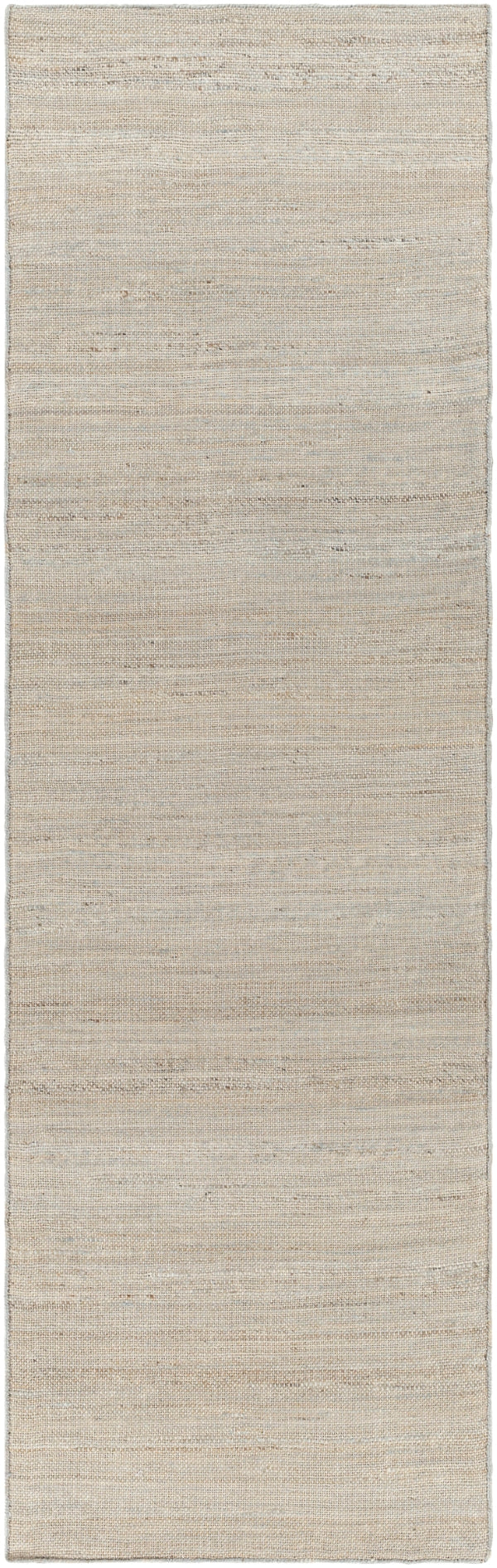 Evora EVO-2303 Cottage Jute Rug EVO2303-268 Khaki, Beige 100% Jute 2'6" x 8'
