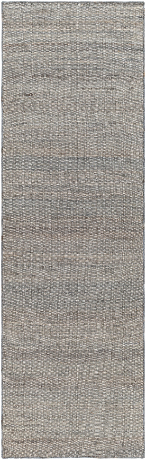 Evora EVO-2304 Cottage Jute Rug EVO2304-268 Medium Gray, Light Gray, Charcoal 100% Jute 2'6" x 8'