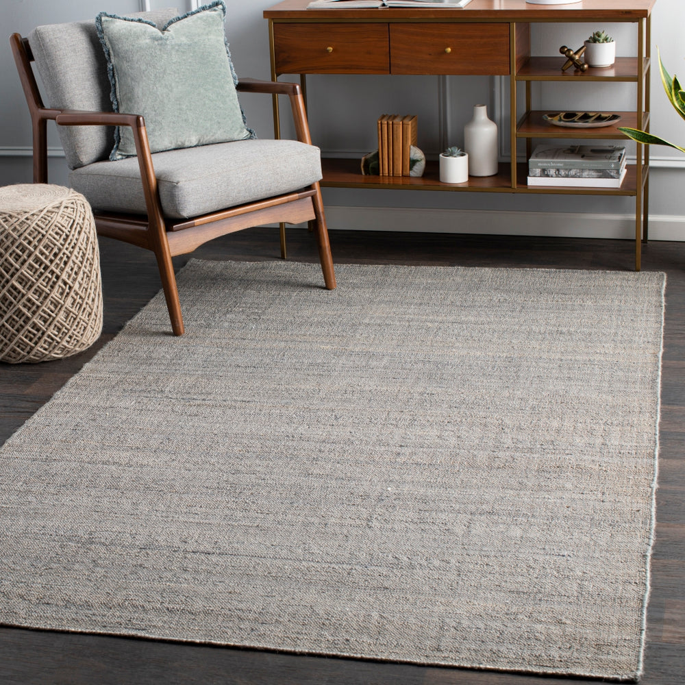 Evora EVO-2304 Cottage Jute Rug EVO2304-81012 Medium Gray, Light Gray, Charcoal 100% Jute 8'10" x 12'