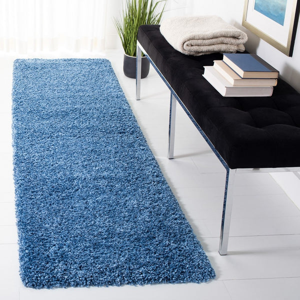Evolution Shag 500 Evolution Shag 520 Shags Power Loomed Polypropylene Rug Blue