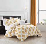 Chic Home Clarissa Comforter Set Yellow King