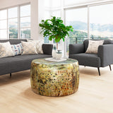 English Elm EE2859 Iron Modern Commercial Grade Coffee Table Multicolor Iron