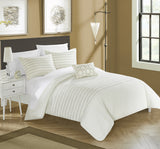 Bea Beige Queen 4pc Duvet Set