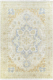 Elixir EXI-1002 Traditional Wool Rug EXI1002-913 Khaki, Mustard, Sage, Butter, Olive 100% Wool 9' x 13'