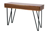 Porter Designs Banff Solid Acacia Wood Modern Desk Brown 10-190-05-1101