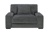 Porter Designs Big Chill Soft Microfiber Contemporary Chair Gray 01-33C-03-4438