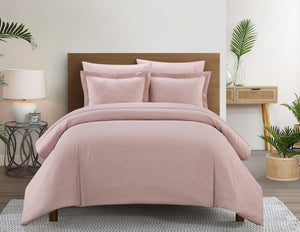 Laurel Blush King 3pc Duvet Set