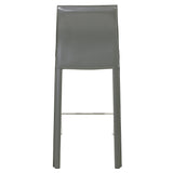 Gervin Recycled Leather Counter Stool - Set of 2