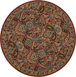 Nourison Nourison 2020 NR205 Persian Machine Made Loomed Indoor Area Rug Terracotta 7'5" x ROUND 99446363534