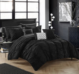 Tori Black King 10pc Comforter Set