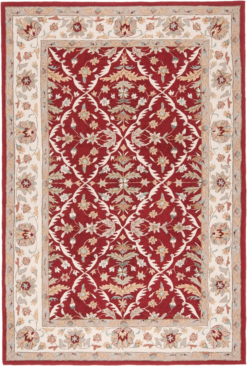 Hannah Hand Hooked Rug - Luxurious Polypropylene Design for Elegant Home Décor and Comfort