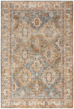Nourison Petra PTR01 Persian Machine Made Power-loomed Indoor only Area Rug Blue 7'10" x 10'4" 99446026712