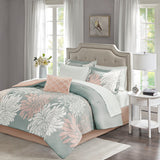 Maible Transitional 100% Polyester 7 Piece Comforter Set