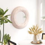 Zuo Modern Asari Rattan, MDF, Glass Modern Commercial Grade Mirror Beige Rattan, MDF, Glass