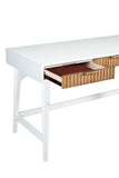 Larsen Large Desk, White
