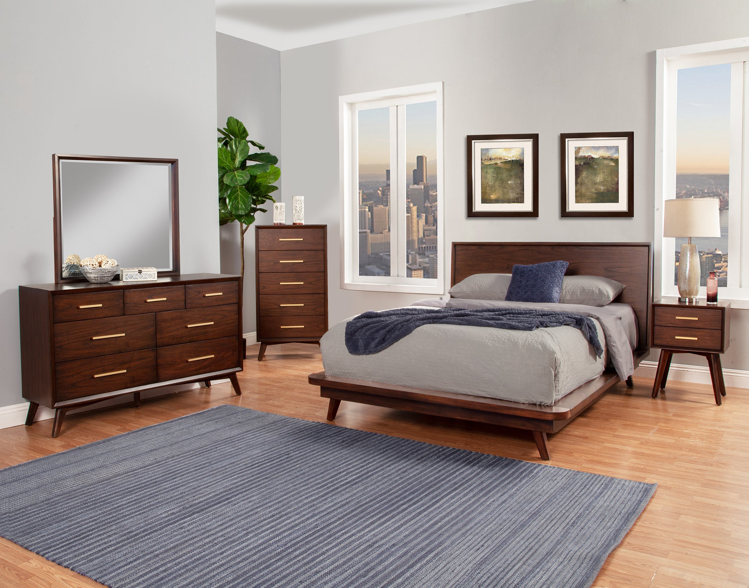 Gramercy California King Platform Bed - Thumbnail 3