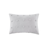 Brooklyn Casual 100% Cotton Jacquard Pom Pom Oblong Pillow