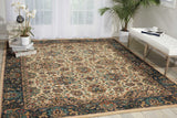 Nourison Nourison 2020 NR201 Persian Machine Made Loomed Indoor Area Rug Ivory 6'6" x 9'5" 99446364043
