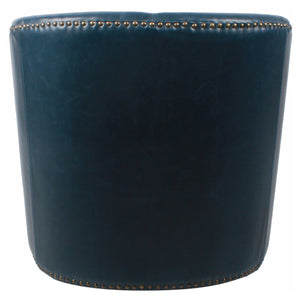 Ernest Bonded Leather Swivel Chair - Elegant Comfort with 360-Degree Rotation, Perfect for Any Space