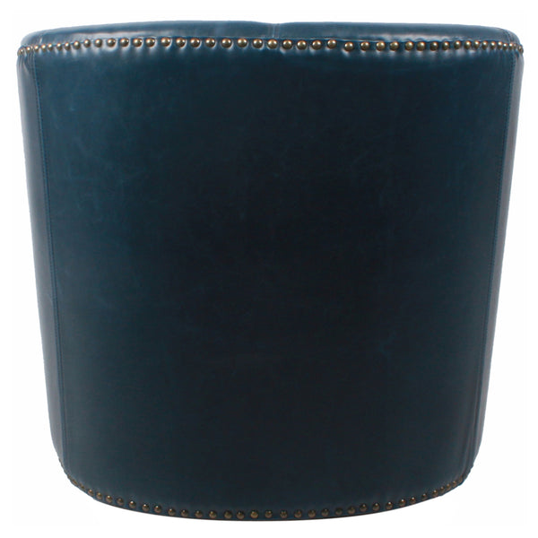 Ernest Bonded Leather Swivel Chair - Elegant Comfort with 360-Degree Rotation, Perfect for Any Space