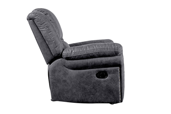Porter Designs Socorro Manual Contemporary Recliner Gray 03-180C-03-7625