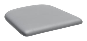 Zuo Modern Elio 100% Leather, Foam Modern Commercial Grade Cushions Gray 100% Leather, Foam