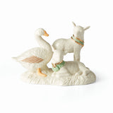 First Blessing Lambs & Goose Figurine - Set of 4