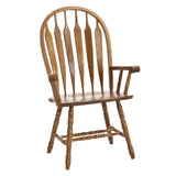 Intercon Classic Oak Chestnut Country Arrow Arm Chair CO-CH-247SHA-CNT-SU CO-CH-247SHA-CNT-SU