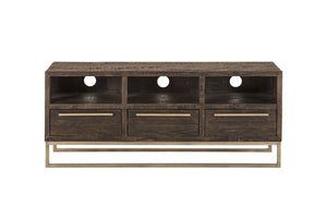 Alpine Furniture Monterey TV Console MON-04 Smokey Taupe Reclaimed Pine & Plywood 52 x 16 x 22