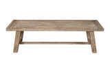 Alpine Furniture Newberry Bench, Weathered Natural 2068-03 Weathered Natural Acacia Solids 60 x 16 x 18