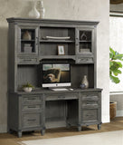 Intercon Foundry Home Entertainment Transitional Foundry Credenza Hutch FR-HO-6852H-PEW-C FR-HO-6852H-PEW-C