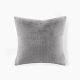 Croscill Sable Glam/Luxury 100% Polyester Solid Faux Fur Pillow CC30-0031