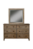 Classic Dresser: Elegant 18th Century French Design with Felt Lined Drawers & Natural Gray Finish