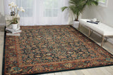 Nourison Nourison 2020 NR201 Persian Machine Made Loomed Indoor Area Rug Navy 5'3" x 7'5" 99446362728