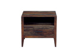 Porter Designs Fall River Solid Sheesham Wood Contemporary Nightstand Gray 04-117-04-4475