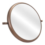 Zuo Modern Rand Steel, Glass Modern Commercial Grade Mirror Gold Steel, Glass