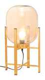 English Elm EE2582 Steel, Glass Modern Commercial Grade Table Lamp Gold Steel, Glass