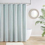 Kara Farm House 100% Cotton Jacquard Shower Curtain