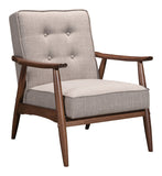 EE2613 100% Polyester, MDF, Rubberwood Mid Century Commercial Grade Arm Chair