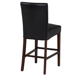 Milton Counter Stool - Elegant Bonded Leather Design with Sturdy Birch Frame and Contemporary Style