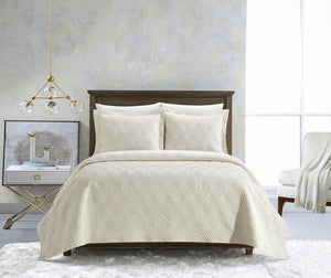 Marling Beige Queen 7pc Quilt Set