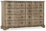 Hooker Furniture Boheme Traditional-Formal Adante Dresser in Poplar and Hardwood Solids with Poplar and Cedar Veneers 5750-90002-MWD