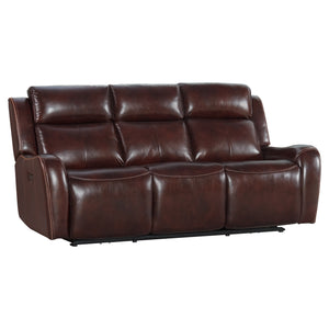Intercon Wainwright Contemporary Dual-Power Sofa | Reddish Brown WW-SF-387DPR-RBN-C WW-SF-387DPR-RBN-C