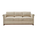 Sagebrook Home Contemporary Modern Sleeper Sofa, Ivory Kd 17079 Ivory/beige Rubber Wood