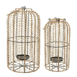 Contemporary Rattan, Set of 2 -  15/18